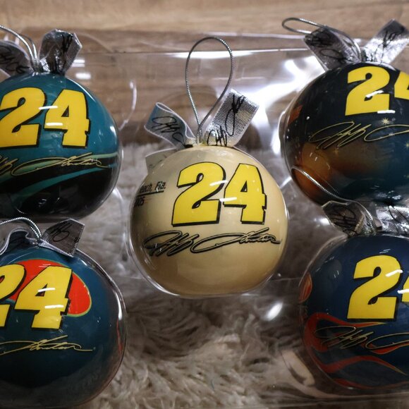 Nascar Action Hanging Christmas 10 Ornaments #24 Jeff Gordon #9 Kasey Kahne IOB - Picture 7 of 14